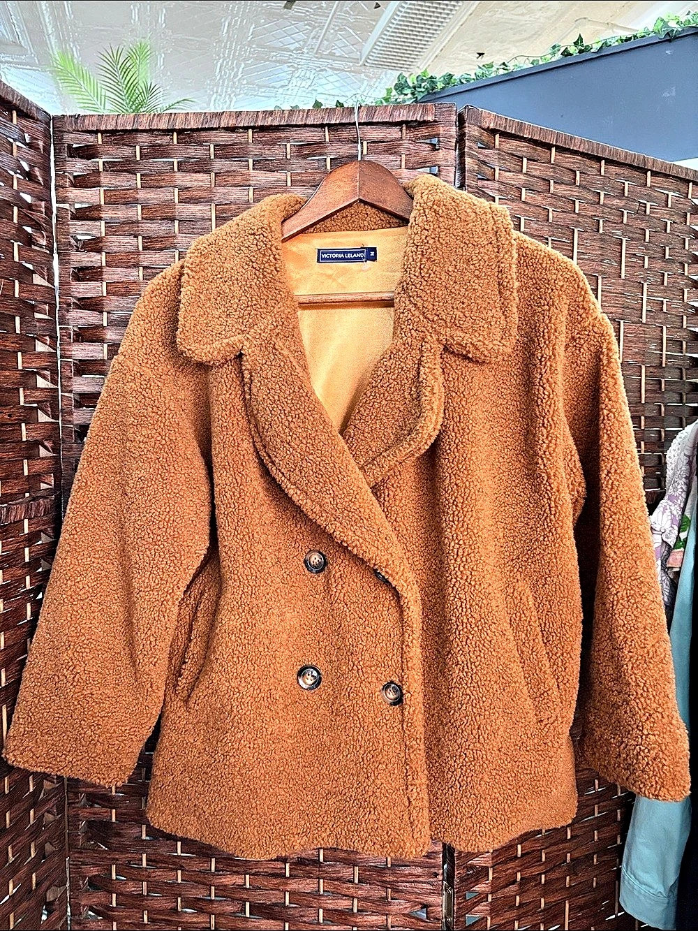 Sherpa Teddy Jacket in Brown